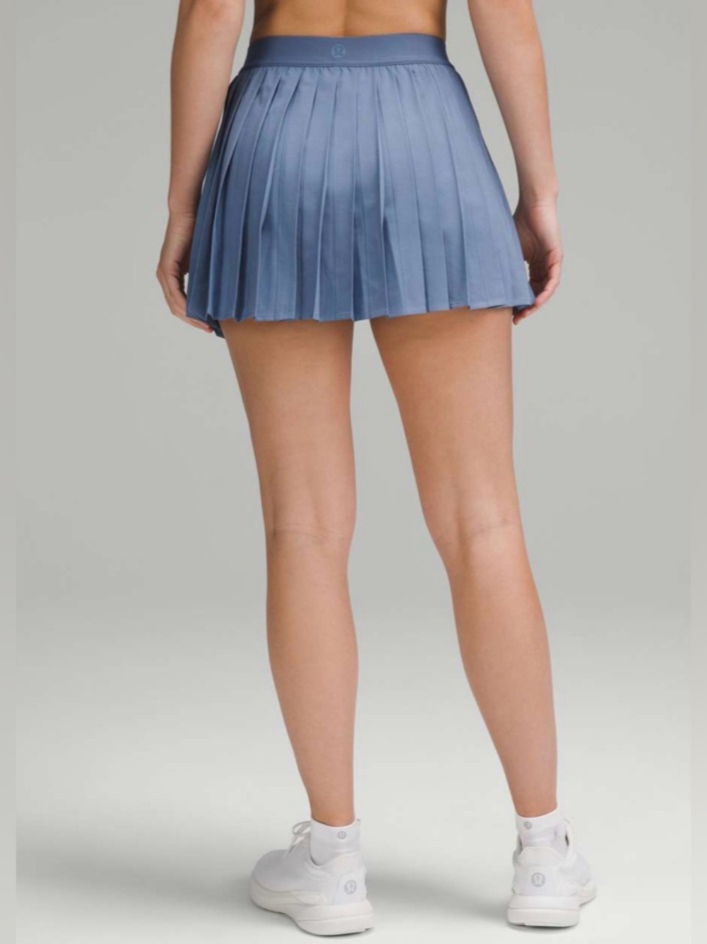 Lululemon High-Rise Pleated Tennis Skirt Oasis Blue, Size 4 - Skort Slate Gray